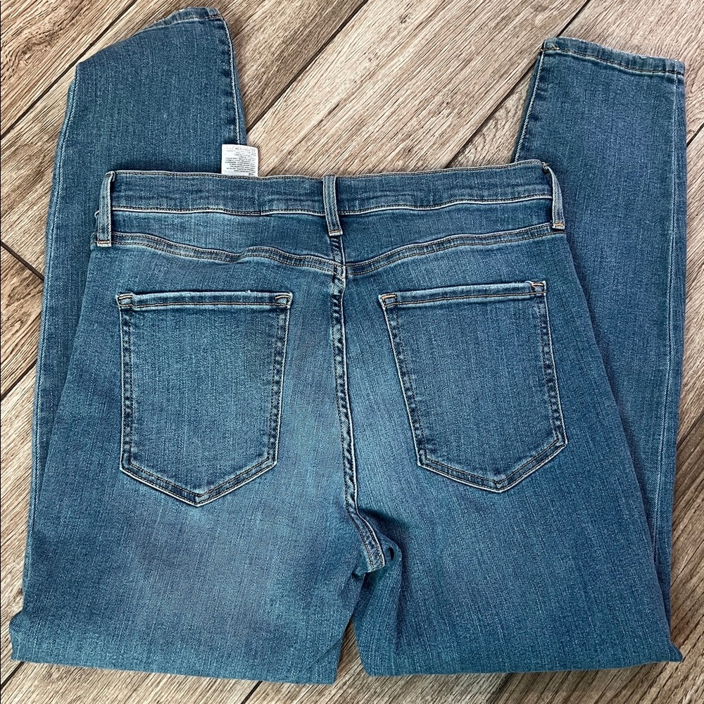 FINAL!  Banana Republic Mid-Rise Skinny Blue Denim Jeans- Sz 30 - Picture 7 of 9